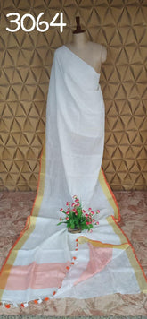PURE LINEN SAREE SILK ZONE